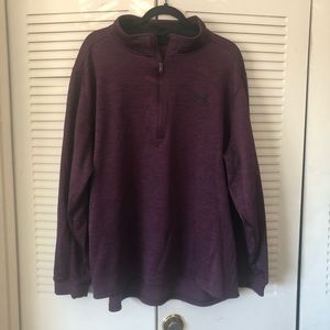 Under Armour Purple Half Zip Sweater Fleece